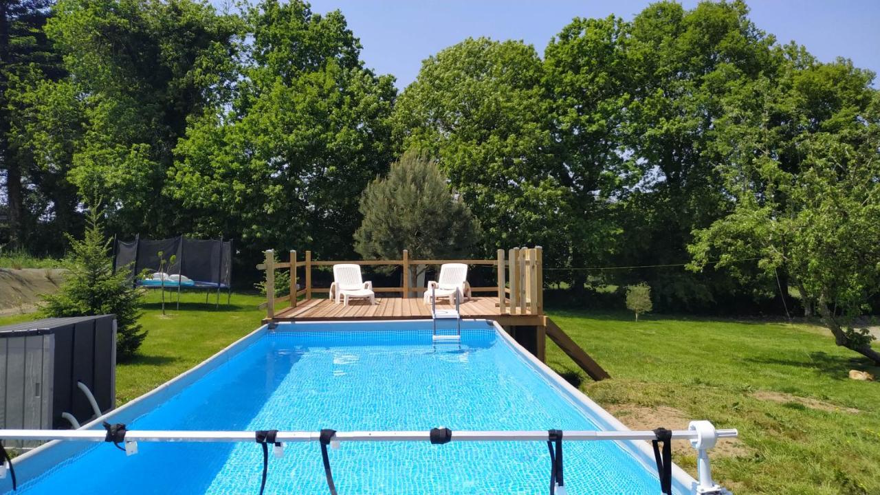 Gite "La Renaudaie" - Piscine Juvigny Les Vallees Bagian luar foto